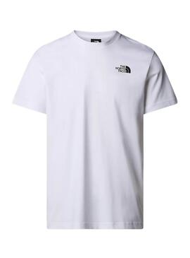 T-Shirt The North Face Vertical weiß für männer