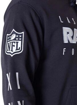 Sweatshirt New Era Raiders Schwarz für männer und frauen