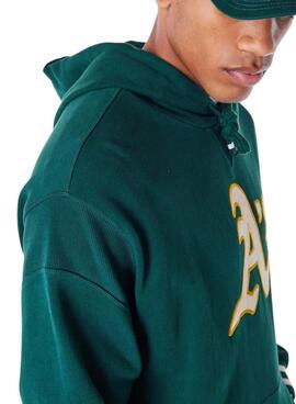 Sweatshirt New Era Oakland Athletics grün für männer und frauen