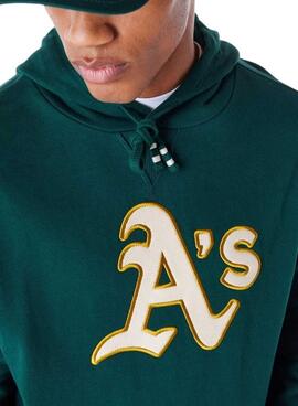 Sweatshirt New Era Oakland Athletics grün für männer und frauen