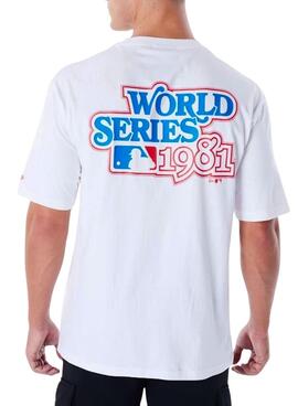 T-shirt New Era World Series weiß für männer