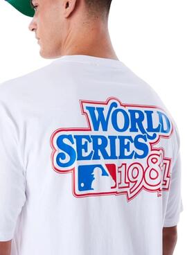 T-shirt New Era World Series weiß für männer