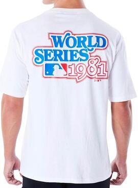 T-shirt New Era World Series weiß für männer