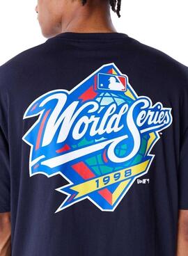 T-Shirt New Era World Series in Marineblau für herren