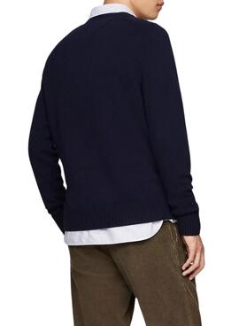 Tommy Hilfiger Lambswool Pullover in Marineblau für herren