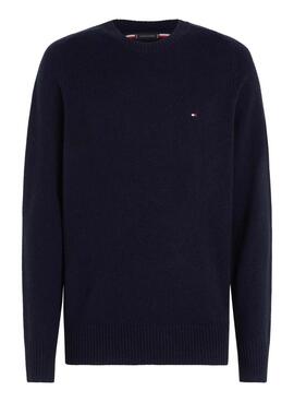 Tommy Hilfiger Lambswool Pullover in Marineblau für herren