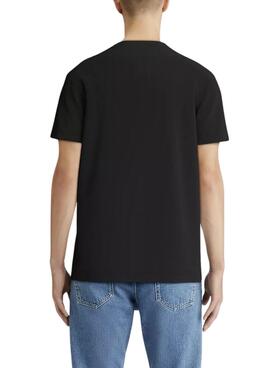 T-shirt Calvin Klein Jeans Monologo schwarz für Herren