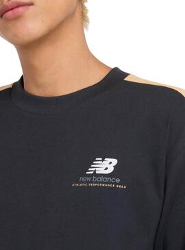 T-Shirt New Balance Athletic Performance Schwarz für männer