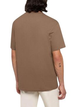 T-Shirt Dickies Luray Braun für herren