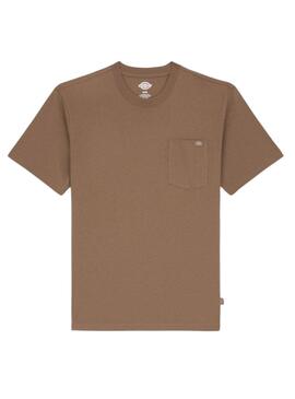 T-Shirt Dickies Luray Braun für herren