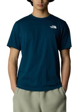 T-Shirt The North Face Box blau für herren