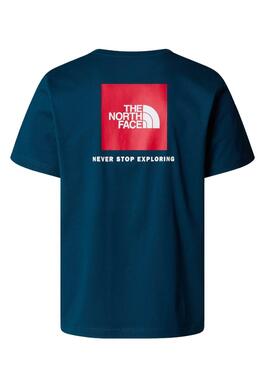 T-Shirt The North Face Box blau für herren