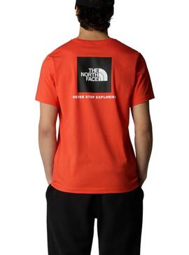 T-Shirt The North Face Box orange für Herren