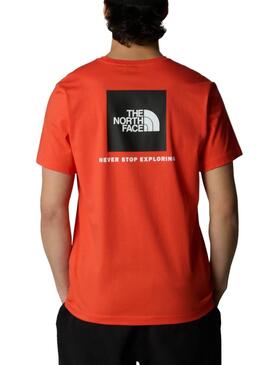 T-Shirt The North Face Box orange für Herren