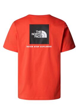 T-Shirt The North Face Box orange für Herren