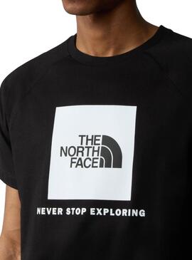 T-Shirt The North Face Redbox schwarz für männer