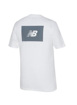 T-Shirt New Balance Logo weiß für Herren