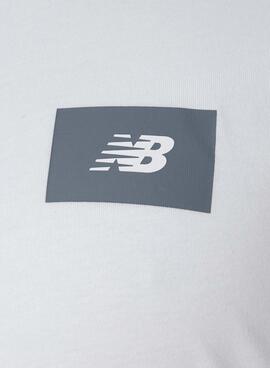 T-Shirt New Balance Logo weiß für Herren