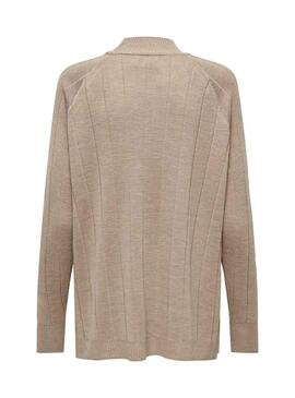 Strickpullover Only Tess beige für damen