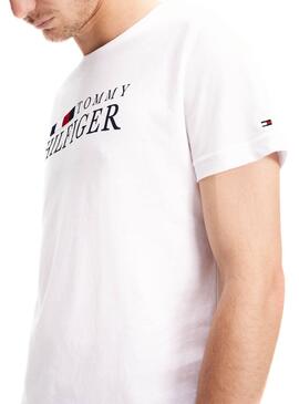 T-Shirt Tommy Hilfiger RWB Weiß