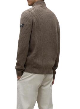 Pullover Ecoalf Dragoalf braun für herren