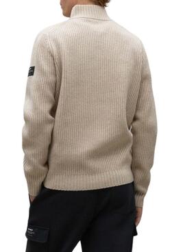 Pullover Ecoalf Dragoalf beige für herren