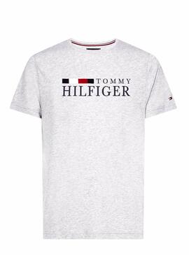 T-Shirt Tommy Hilfiger RWB Grau Herren