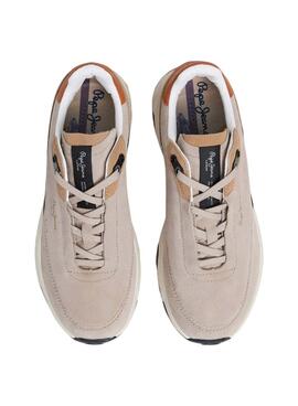 Turnschuhe Pepe Jeans James beige für männer