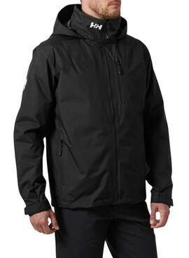 Jacke Helly Hansen Midlayer schwarz mit Kapuze für herren