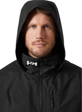 Jacke Helly Hansen Midlayer schwarz mit Kapuze für herren