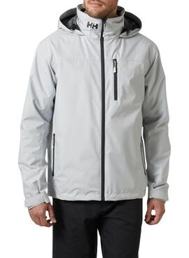 Jacke Helly Hansen Midlayer grau mit Kapuze für herren