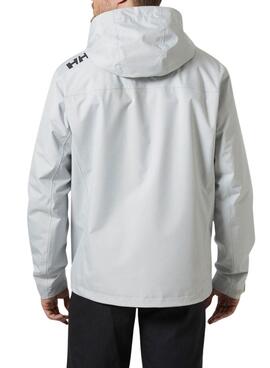 Jacke Helly Hansen Midlayer grau mit Kapuze für herren