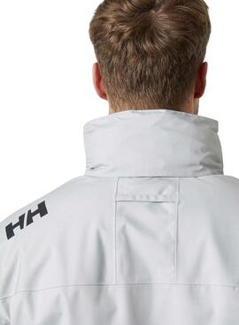 Jacke Helly Hansen Midlayer grau mit Kapuze für herren