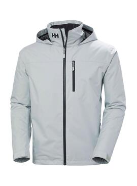 Jacke Helly Hansen Midlayer grau mit Kapuze für herren