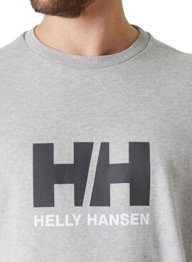 Kapuzenpullover Helly Hansen HH Logo grau für herren