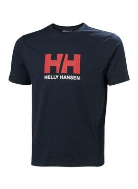 T-Shirt Helly Hansen HH Logo in Marineblau für männer