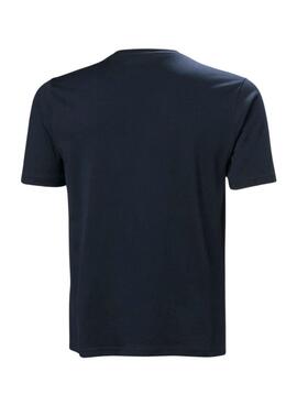 T-Shirt Helly Hansen HH Logo in Marineblau für männer