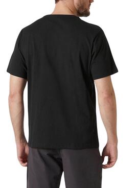 T-Shirt Helly Hansen HH Logo schwarz für männer