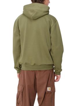 Carhartt Hoodie in grün für männer