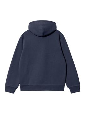 Sweatshirt Carhartt Hood in Marineblau für männer