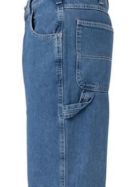 Hose Jeans Dickies Garyville mittelblauer Denim für herren