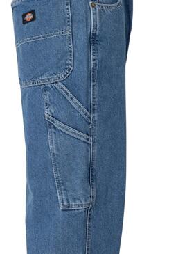 Hose Jeans Dickies Garyville mittelblauer Denim für herren