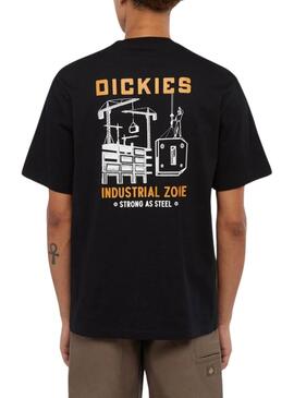 T-Shirt Dickies Industrial Zone Schwarz für herren