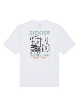 T-Shirt Dickies Industrial Zone weiß für männer