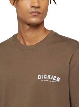 T-shirt Dickies Builder braun für männer