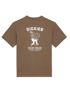 T-shirt Dickies Builder braun für männer