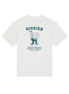 T-Shirt Dickies Builder weiß für männer