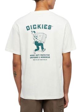 T-Shirt Dickies Builder weiß für männer