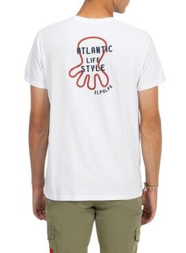 T-Shirt El Pulpo Atlantic Lifestyle in Weiß für herren