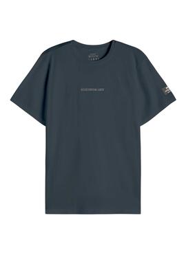 T-shirt Ecoalf Almeralf petrol für männe